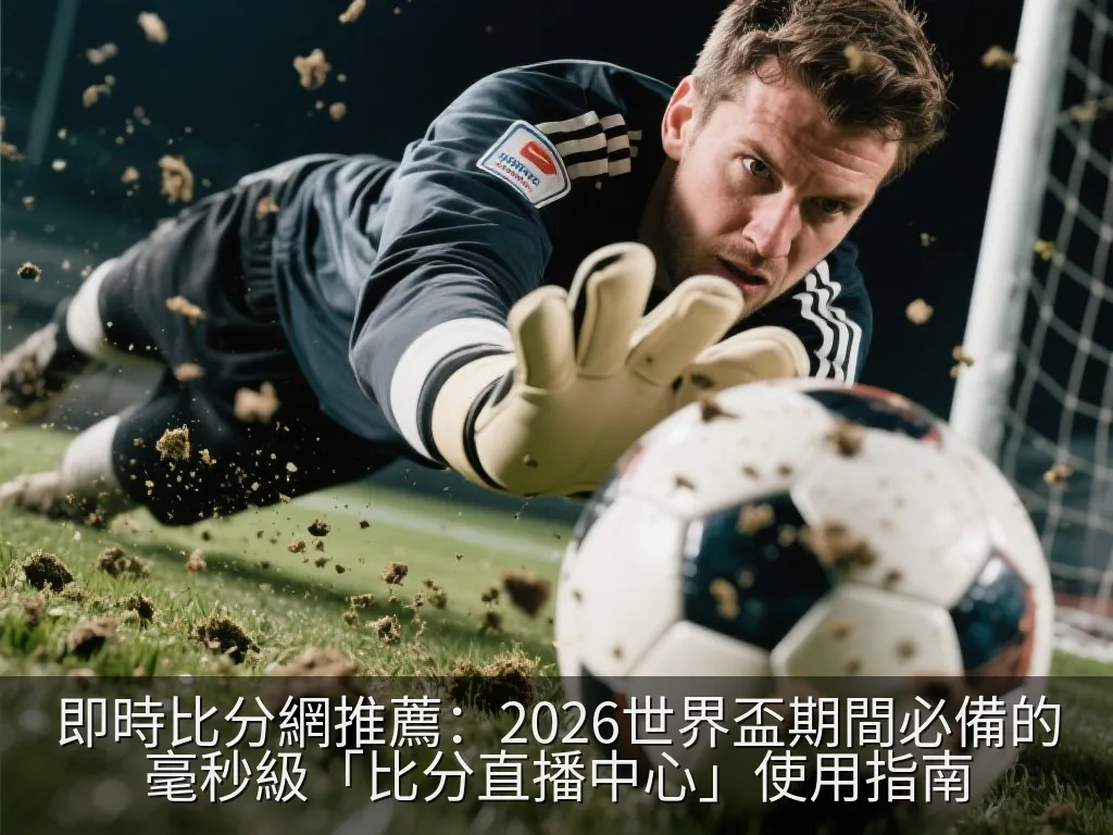 即時比分網推薦：2026世界盃期間必備的毫秒級「比分直播中心」使用指南